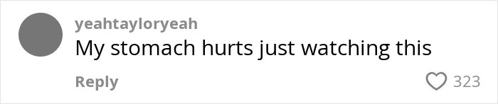 Comment on social media post expressing discomfort, related to American family grocery haul. Comment on social media post expressing discomfort, related to American family grocery haul.