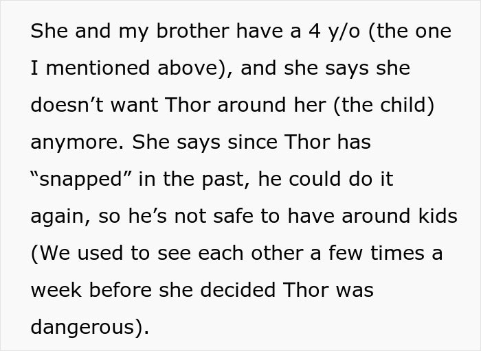 Text excerpt discussing concerns about a dog labeled too dangerous to be around kids after an attack on a stalker. Text excerpt discussing concerns about a dog labeled too dangerous to be around kids after an attack on a stalker.