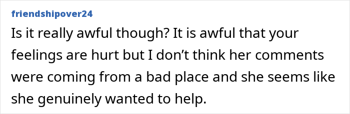 Commenter friendshipover24 discussing feelings and intentions after a woman sees good friend following a long time apart. Commenter friendshipover24 discussing feelings and intentions after a woman sees good friend following a long time apart.