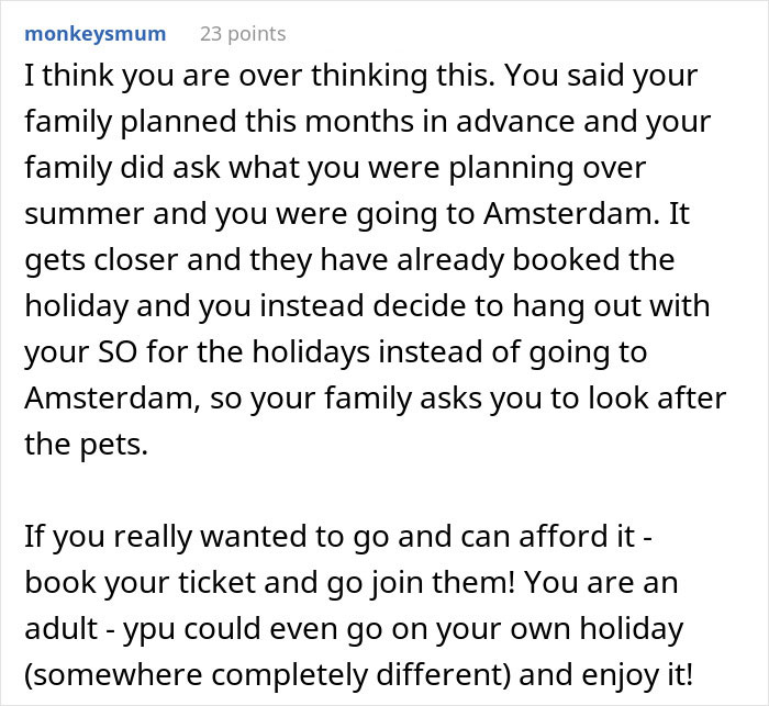 "I Cried So Much I Had Cramps": Woman Freaks Over Family Vacation, People Tell Her To Grow Up "I Cried So Much I Had Cramps": Woman Freaks Over Family Vacation, People Tell Her To Grow Up