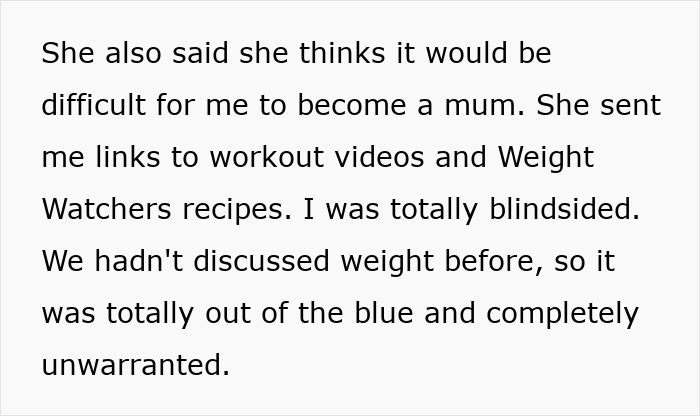 Text from a personal story describing being told to lose weight by a good friend after 7 years, including workout and diet links. Text from a personal story describing being told to lose weight by a good friend after 7 years, including workout and diet links.