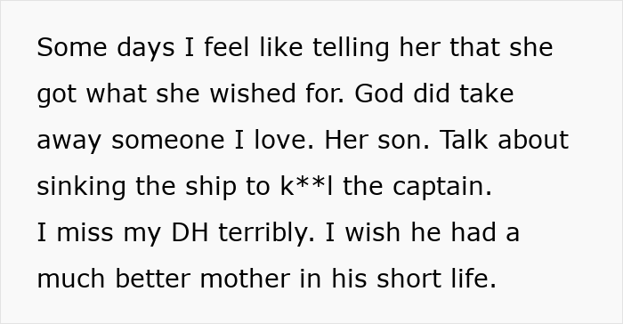 “He Drowned”: Woman Prays That DIL Loses Someone That She Loves, Gets What She Wished For “He Drowned”: Woman Prays That DIL Loses Someone That She Loves, Gets What She Wished For