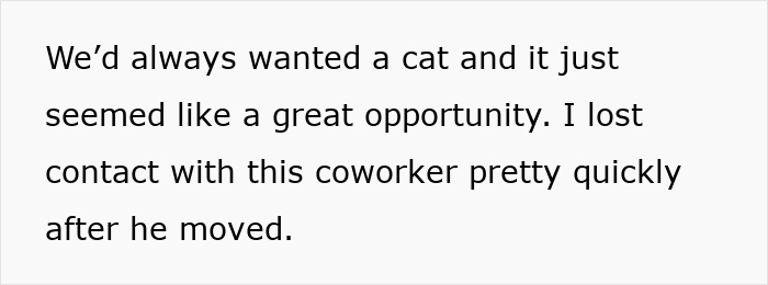 Text excerpt about a guy fussing over his girlfriend being given a cat by another man, causing relationship issues. Text excerpt about a guy fussing over his girlfriend being given a cat by another man, causing relationship issues.