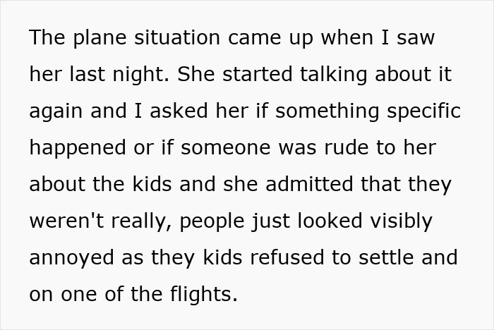 Mom Takes Kids On A 9-Hour Flight, Complains Nobody Helped, Gets A Reality Check From A Sibling
