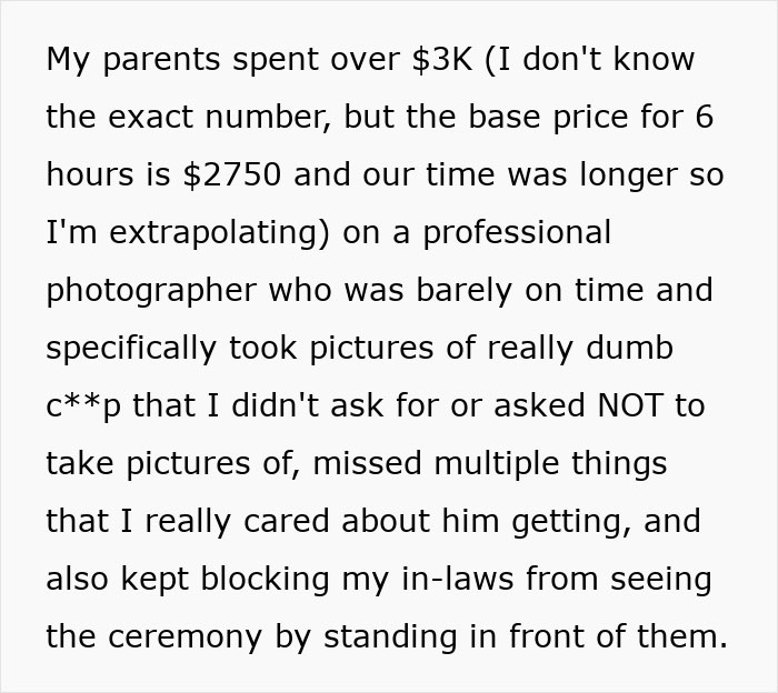 Wedding Photographer Charges $3K, Delivers Shots That Leave The Internet In Disbelief