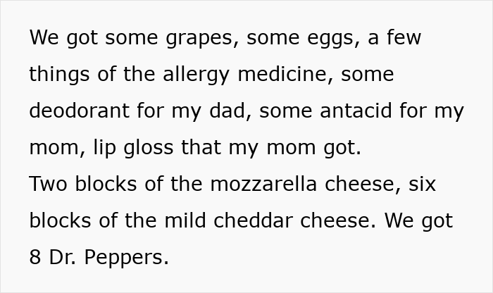 Family grocery haul showing various food items like grapes, cheese, eggs, medicines, and beverages in an American household. Family grocery haul showing various food items like grapes, cheese, eggs, medicines, and beverages in an American household.