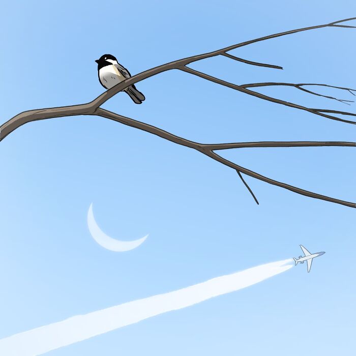 Illustration from pet foolery comics showing a tired man in bed with a phone and a hand reaching for it.