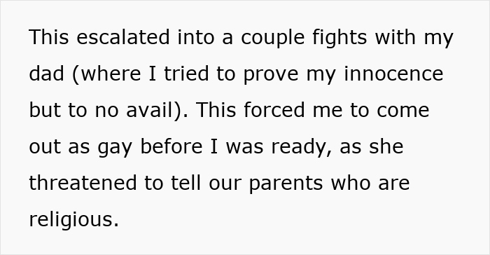 Text describing a woman’s old fight with her stepsister leading to family conflicts and cutting ties years later. Text describing a woman’s old fight with her stepsister leading to family conflicts and cutting ties years later.