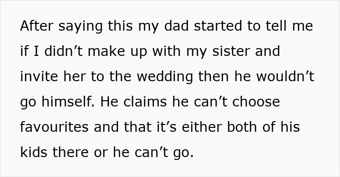Text excerpt about woman’s old fight with stepsister leading to cutting ties with family years later. Text excerpt about woman’s old fight with stepsister leading to cutting ties with family years later.