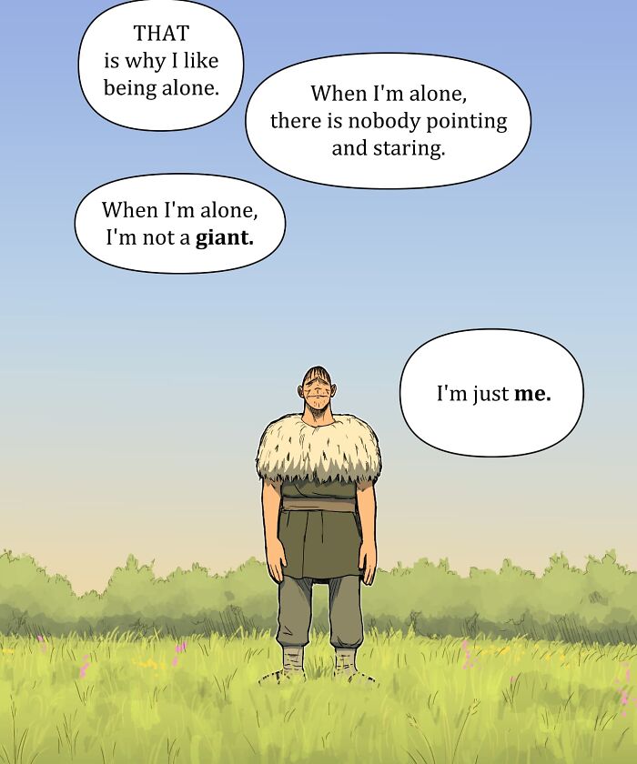 Comic scene from Pet Foolery showing two men in a forest, one writing in a book while the other talks and questions him.