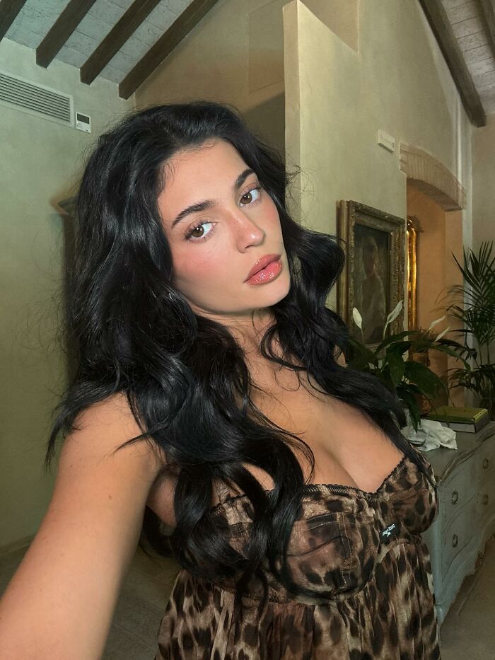 Young woman with long dark hair taking a selfie indoors, relevant to Timothée Chalamet shares bizarre post on Kylie Jenner birthday. Young woman with long dark hair taking a selfie indoors, relevant to Timothée Chalamet shares bizarre post on Kylie Jenner birthday.