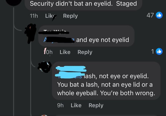 Online group shaming overconfident know-it-alls who incorrectly correct people in social media comments.