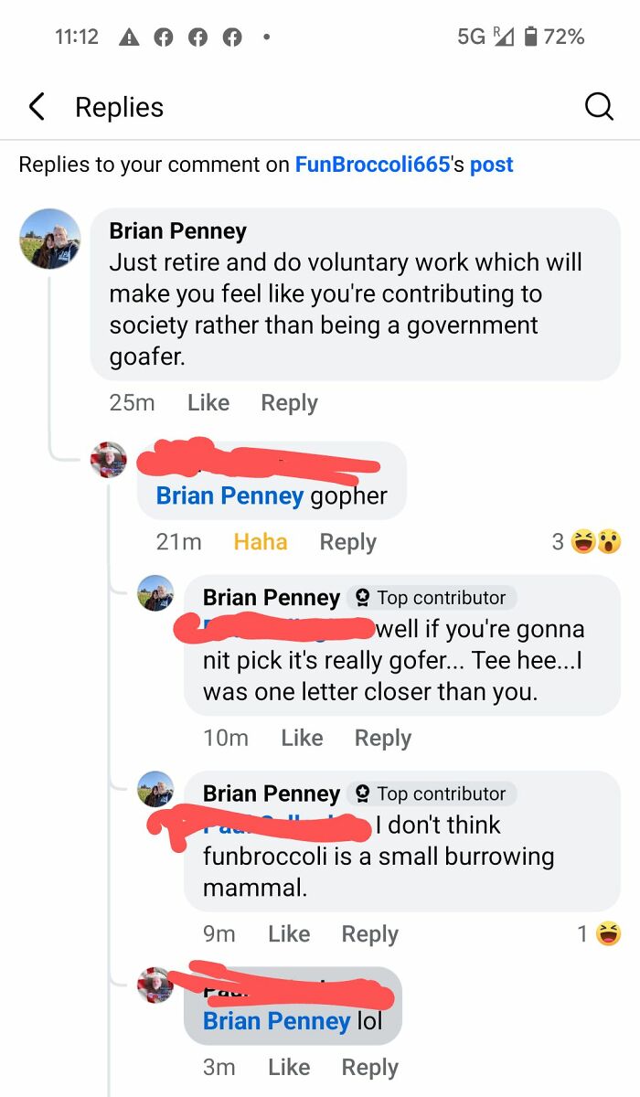 Facebook thread showing an online group shaming overconfident know-it-alls who incorrectly correct others.