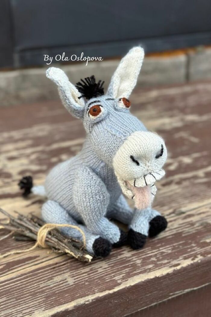 Shrek Forever After: I Knitted Donkey And Shrek Shrek Forever After: I Knitted Donkey And Shrek