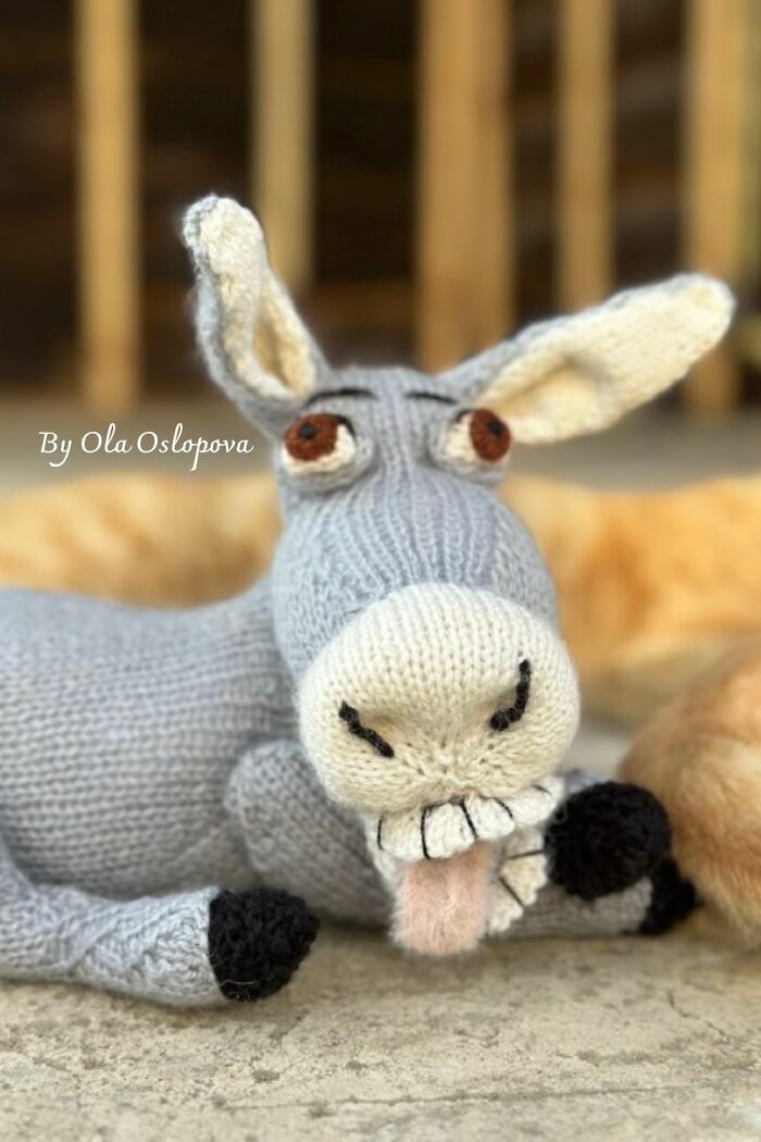 Shrek Forever After: I Knitted Donkey And Shrek