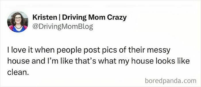 Parenting meme text about messy houses reflecting real-life chaos in funny parenting moments from relatable parenting memes.