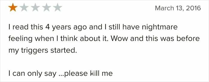 One-star product review showing an immaculate sense of humor in a funny and relatable service review.