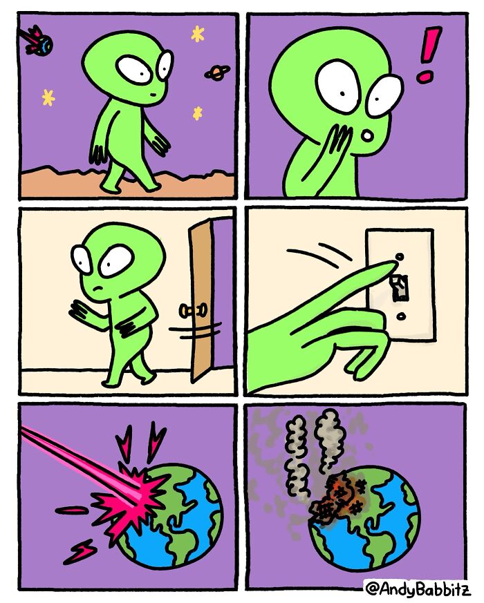 Everyday Absurdities: Andy Babbitz’s Comics That Turn The Mundane Into Pure Comedy