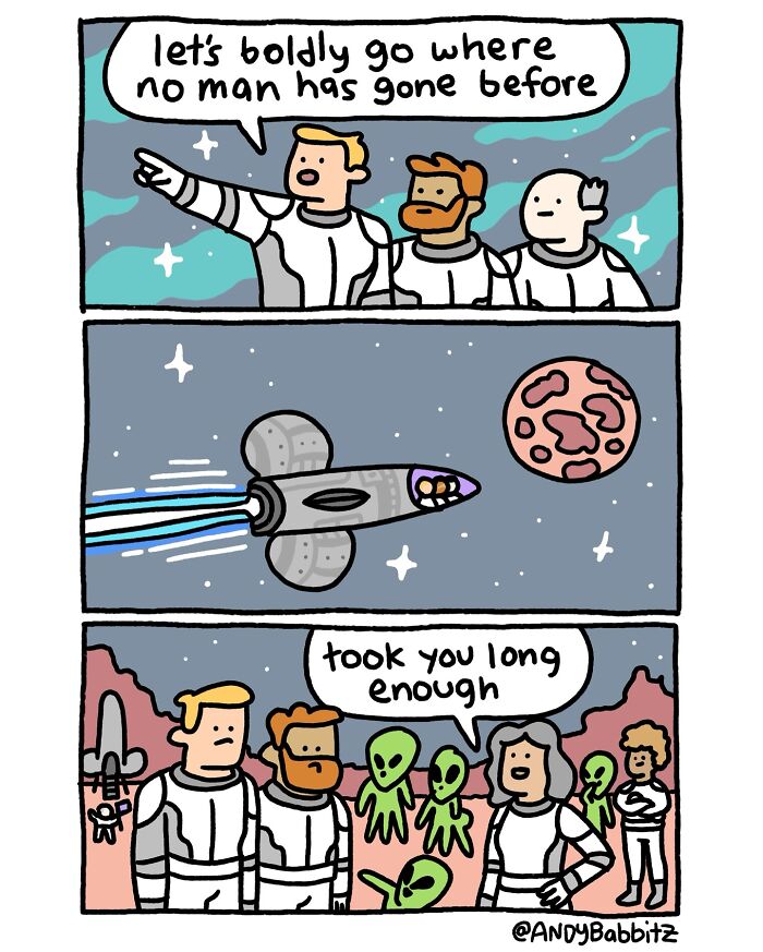 Everyday Absurdities: Andy Babbitz’s Comics That Turn The Mundane Into Pure Comedy