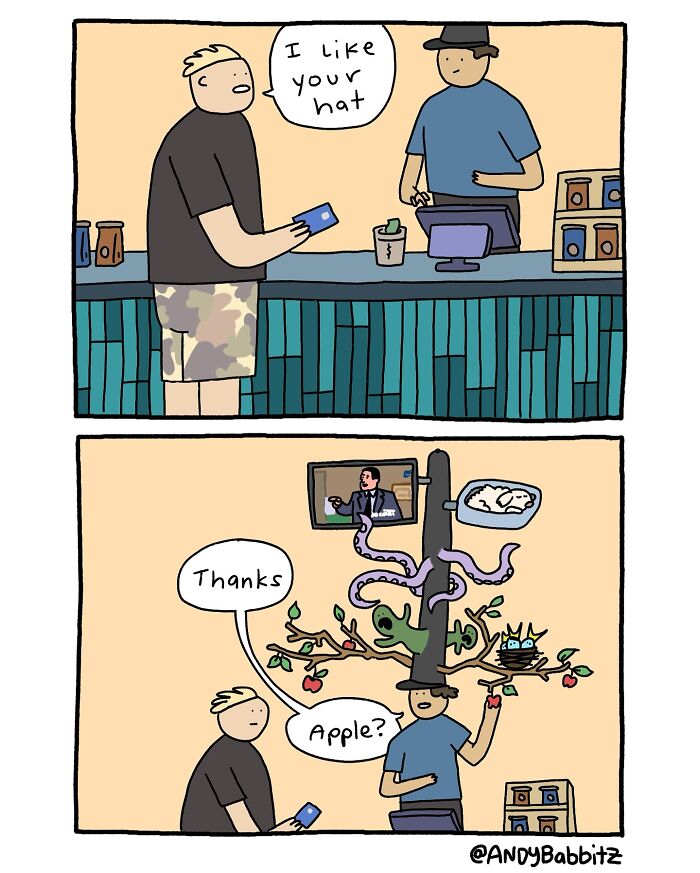 Everyday Absurdities: Andy Babbitz’s Comics That Turn The Mundane Into Pure Comedy