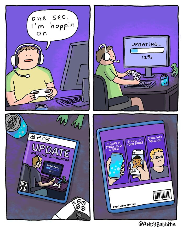 Everyday Absurdities: Andy Babbitz’s Comics That Turn The Mundane Into Pure Comedy