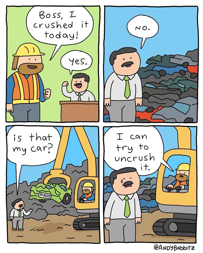 Everyday Absurdities: Andy Babbitz’s Comics That Turn The Mundane Into Pure Comedy