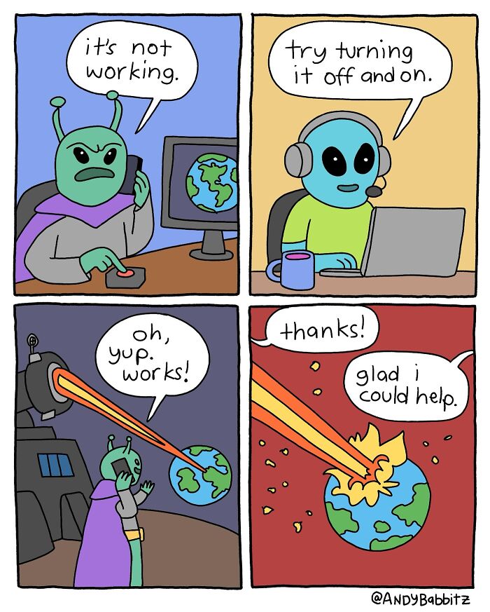 Everyday Absurdities: Andy Babbitz’s Comics That Turn The Mundane Into Pure Comedy