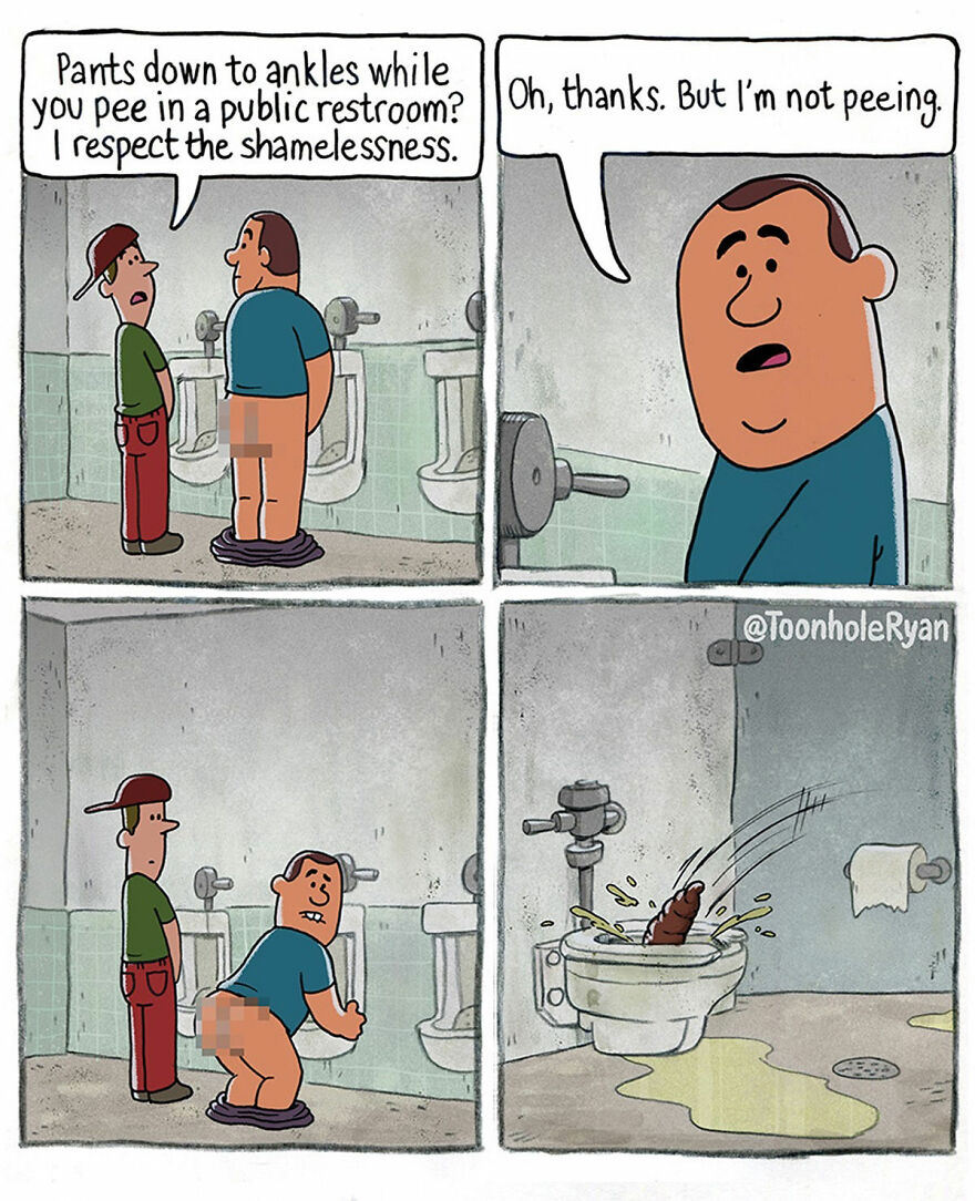 Twist-Tastic Laughs: Ryan Kramer’s Comics That Flip The Mundane On Its Head