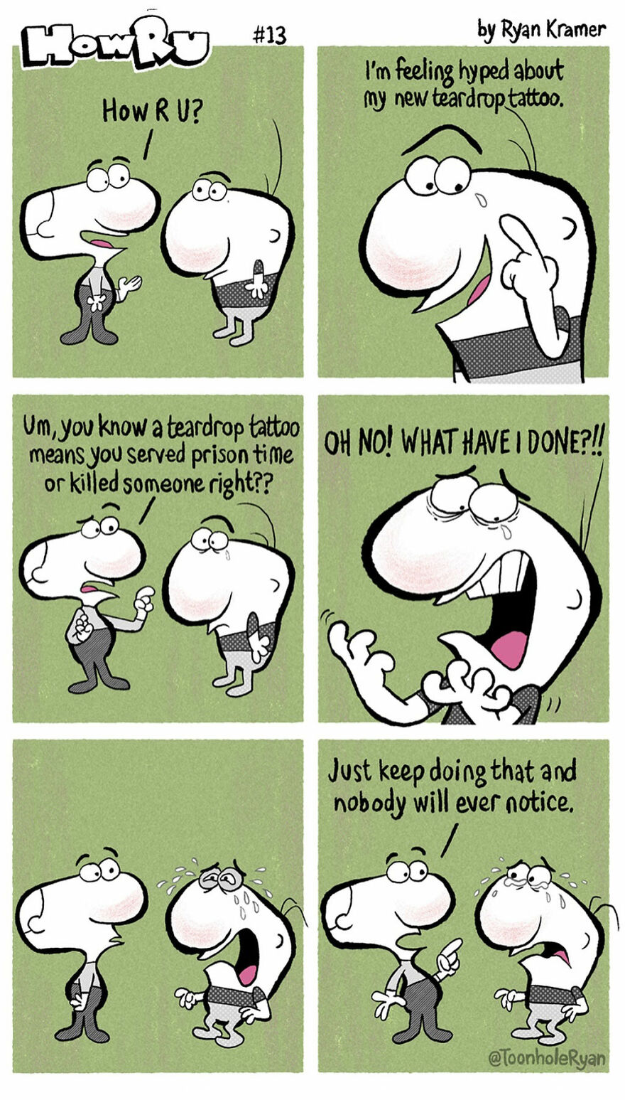 Twist-Tastic Laughs: Ryan Kramer’s Comics That Flip The Mundane On Its Head