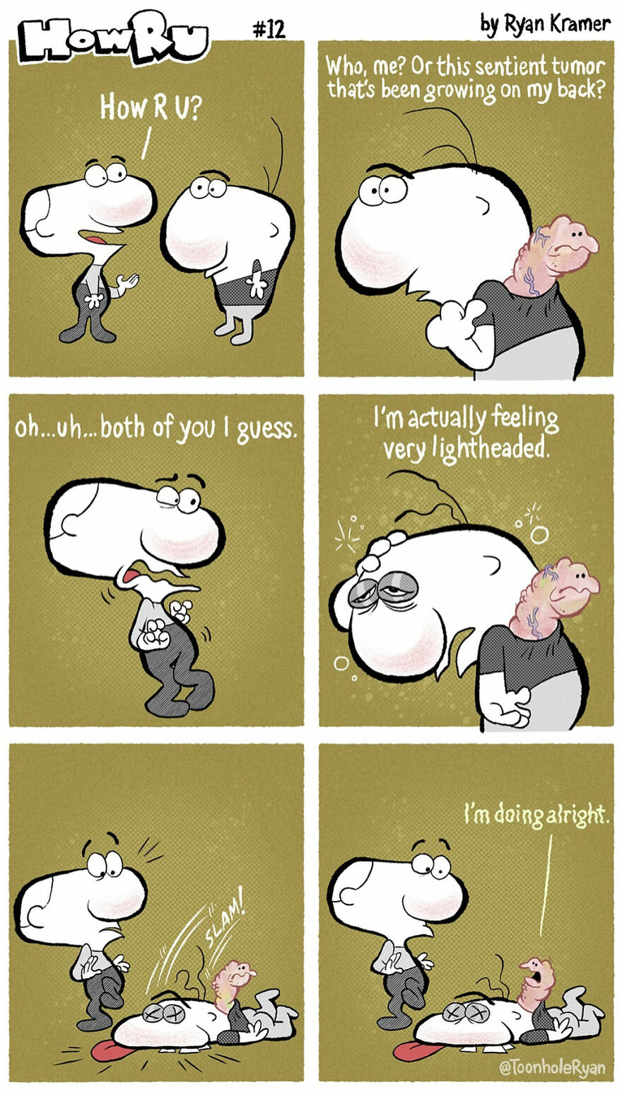 Twist-Tastic Laughs: Ryan Kramer’s Comics That Flip The Mundane On Its Head