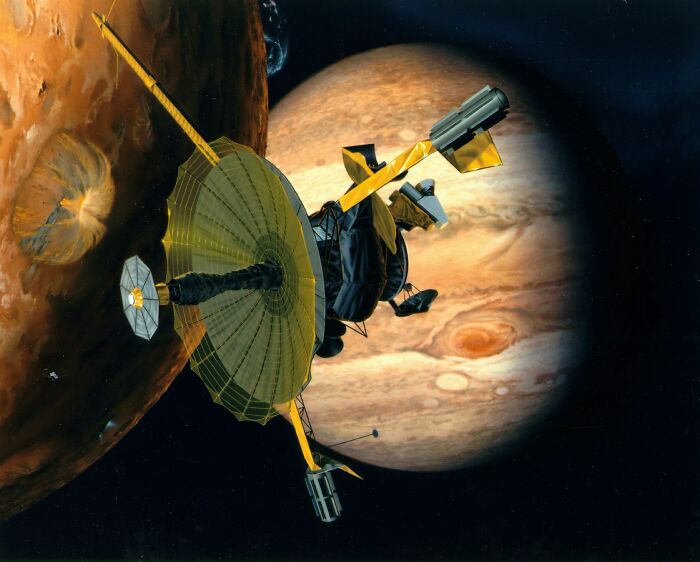 Space probe flying near a planet, showcasing record-breaking inventions that move at mind-blowing speeds in space exploration.