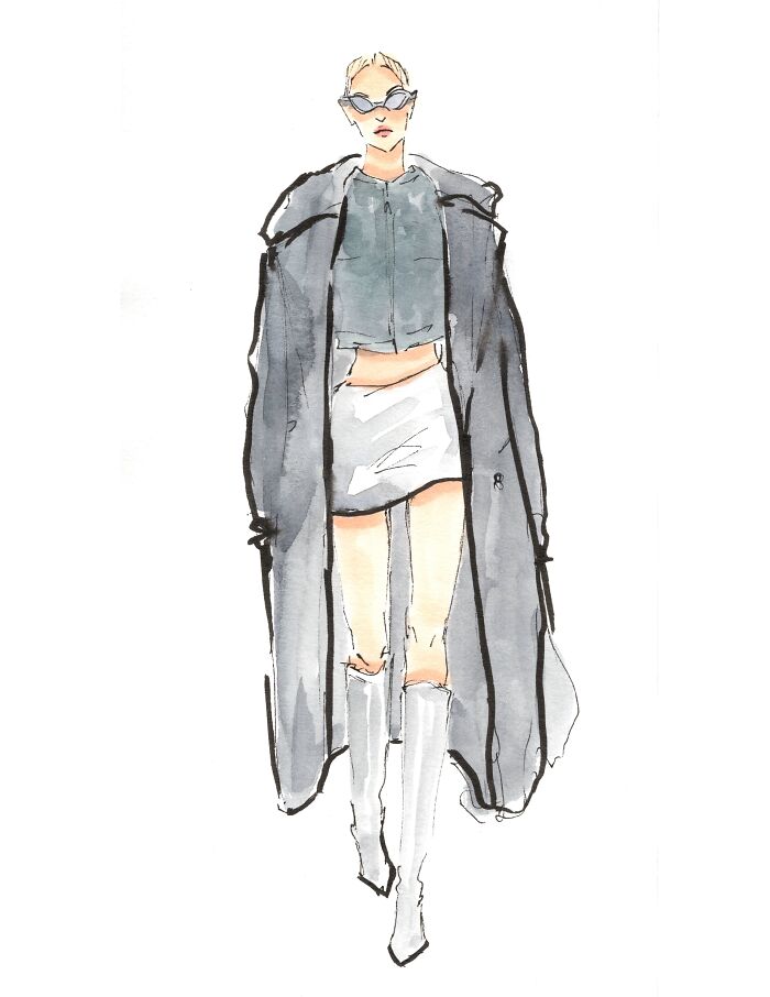 Behind The Scenes Of Live Fashion Sketching: Capturing Style In Minutes