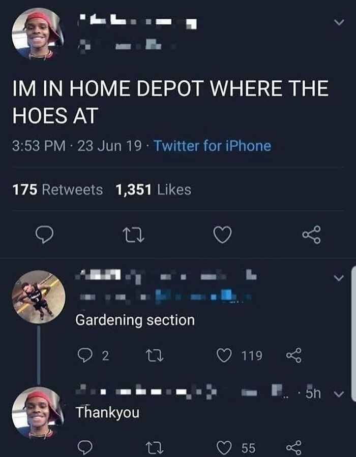 Screenshot of a humorous Twitter exchange found in 80 random memes that bring chaos and laughter.