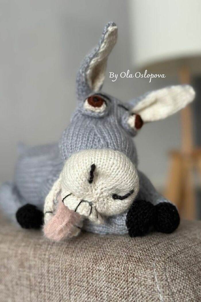 Shrek Forever After: I Knitted Donkey And Shrek Shrek Forever After: I Knitted Donkey And Shrek