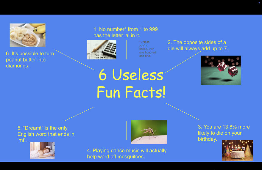 6 Useless Fun Facts!