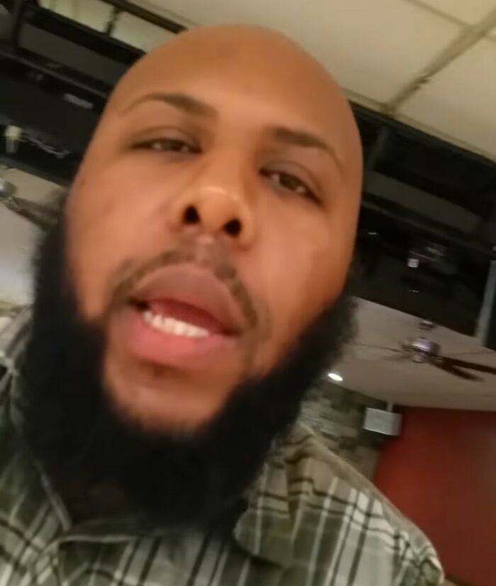 Close-up of a man with a beard speaking indoors, one of 42 videos that don’t seem anything special without context.