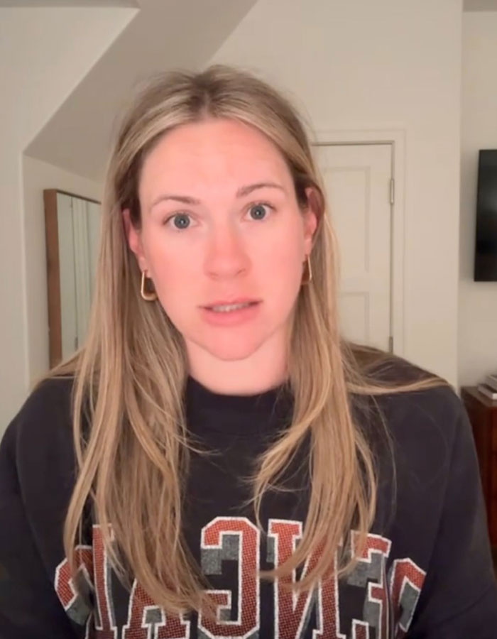 Woman with long blonde hair speaking about extreme diarrhea on plane causing emergency landing and flight cancellation. Woman with long blonde hair speaking about extreme diarrhea on plane causing emergency landing and flight cancellation.