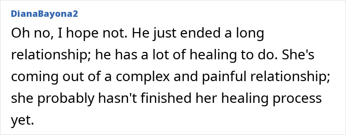 Comment from DianaBayona2 discussing healing and relationships amid fans speculating on Shakira and Chris Martin romance. Comment from DianaBayona2 discussing healing and relationships amid fans speculating on Shakira and Chris Martin romance.