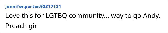 Comment praising Andy Cohen for supporting the LGBTQ community and roasting anti-LGBTQ activist Kim Davis. Comment praising Andy Cohen for supporting the LGBTQ community and roasting anti-LGBTQ activist Kim Davis.