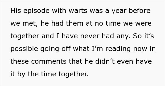 Text excerpt discussing a woman’s feelings about her healthy boyfriend and HPV-related cancer diagnosis. Text excerpt discussing a woman’s feelings about her healthy boyfriend and HPV-related cancer diagnosis.