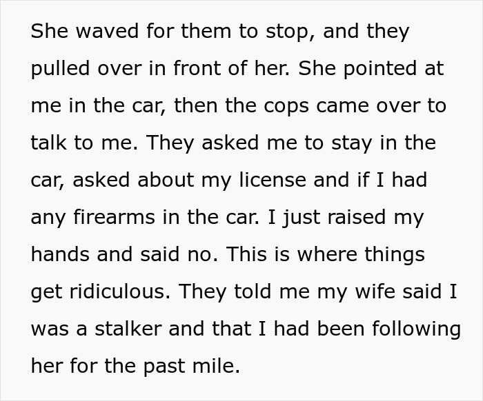 Text describing a domestic violence accusation where a wife accuses husband, draining his empathy in a tense encounter. Text describing a domestic violence accusation where a wife accuses husband, draining his empathy in a tense encounter.
