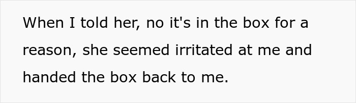 Woman catches guest sneaking into her room, stopping her before her kid opens a collector doll box. Woman catches guest sneaking into her room, stopping her before her kid opens a collector doll box.