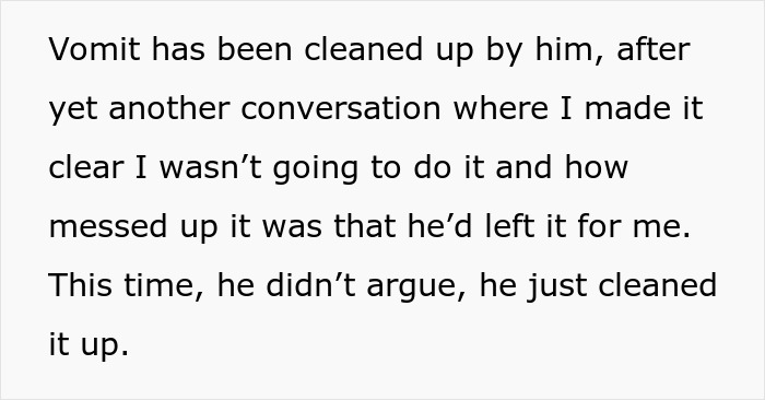Mother caring for 10-month-old refuses to clean fiancé’s vomit, leading to tension and a difficult conversation.