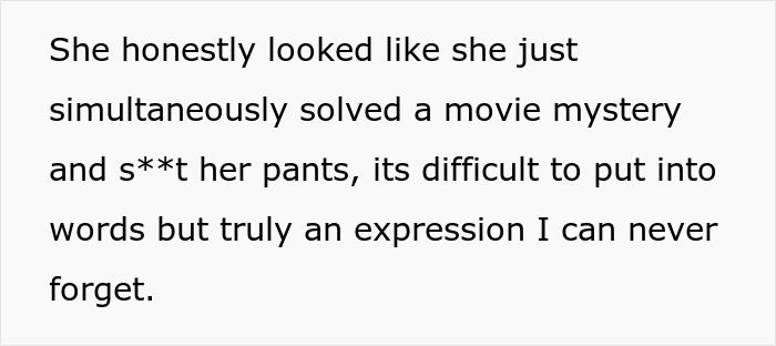 Woman’s shocked expression after stealing couple’s parking spot and getting served revenge in return. Woman’s shocked expression after stealing couple’s parking spot and getting served revenge in return.