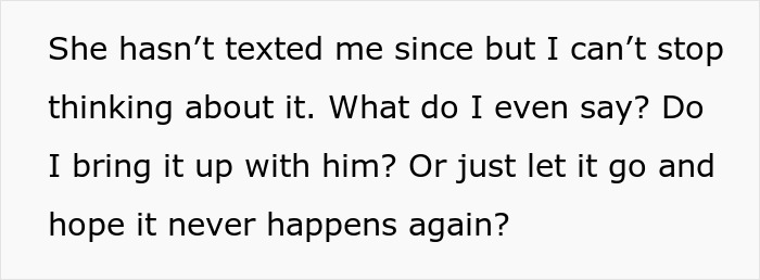 Text message about confusion and frustration after boyfriend’s sister hits on girlfriend, calling it a test. Text message about confusion and frustration after boyfriend’s sister hits on girlfriend, calling it a test.