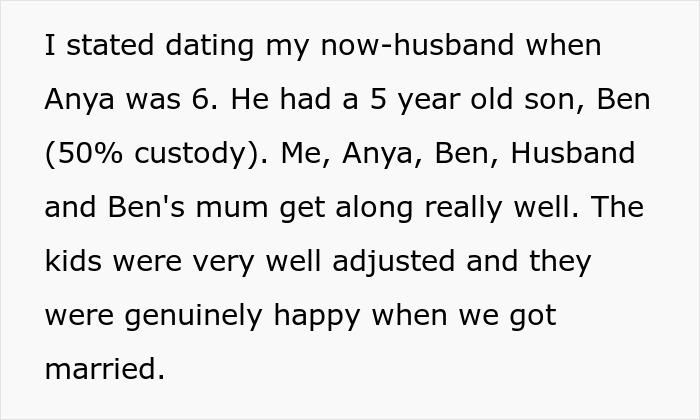 Alt text: Stepdad suggests punishing kid for speaking native language his son doesn't understand, mom reacts horrified. Alt text: Stepdad suggests punishing kid for speaking native language his son doesn't understand, mom reacts horrified.