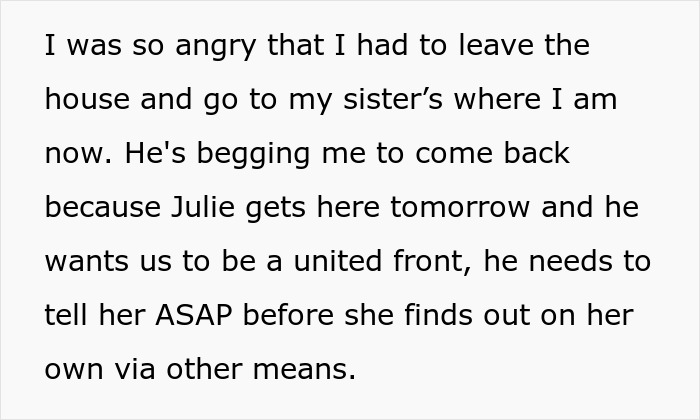 Angry wife leaves home after husband brings home a bonus stepdaughter, disrupting promised quiet life with two kids. Angry wife leaves home after husband brings home a bonus stepdaughter, disrupting promised quiet life with two kids.