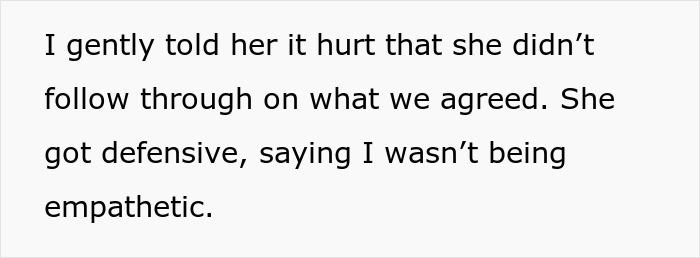 Text showing a man expresses hurt over unfulfilled promises, leading to doubts about his relationship. Text showing a man expresses hurt over unfulfilled promises, leading to doubts about his relationship.