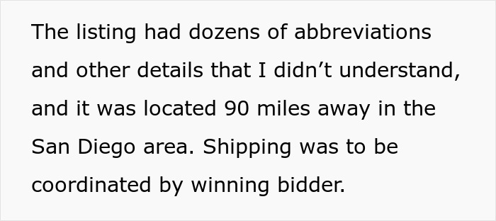 Teens at surplus auction discovering a portable darkroom and unexpectedly finding a whole army trailer nearby.