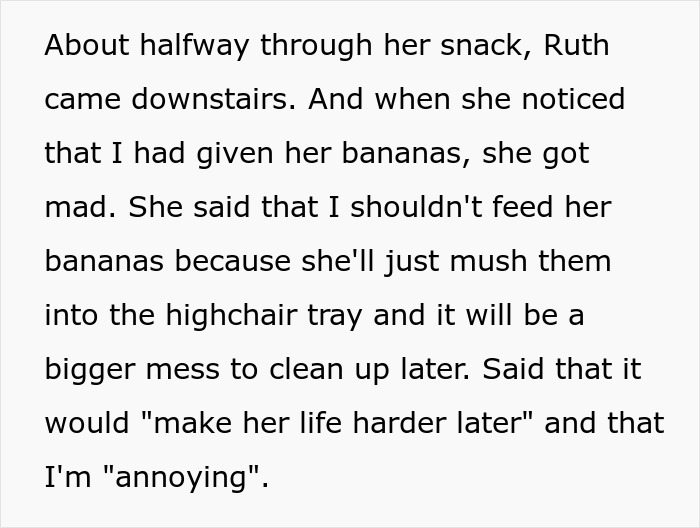 19-year-old caring for sister's kid, feeds bananas, and reacts to criticism about what he feeds her during snack time. 19-year-old caring for sister's kid, feeds bananas, and reacts to criticism about what he feeds her during snack time.